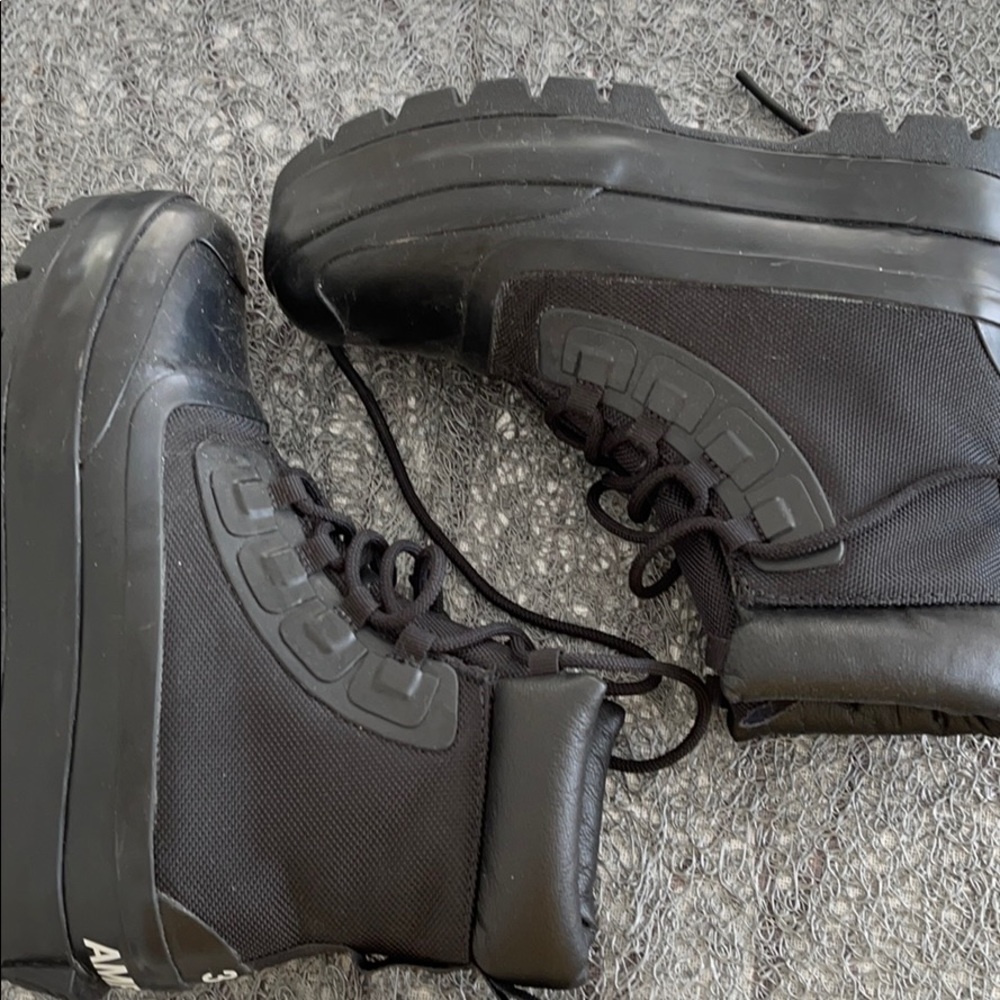 Converse black rubber boots,  Ambush (never worn)